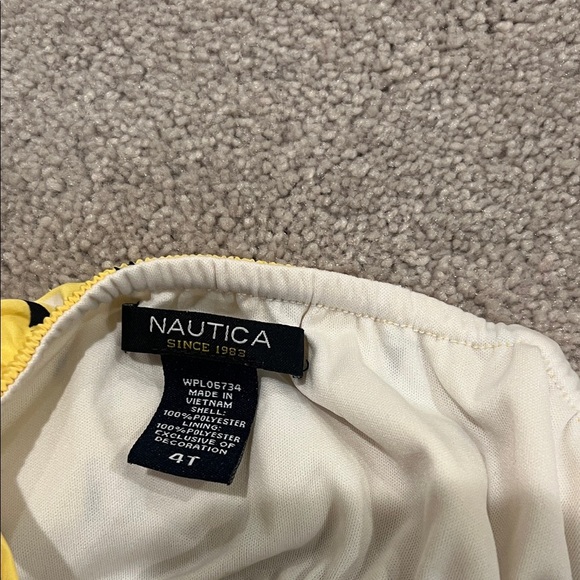 Like 🆕 NAUTICA Yellow Sundress with Sail boat Print. 4T - Picture 2 of 5